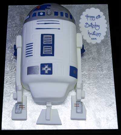 002718 Starwars R2D2 Birthday Cake