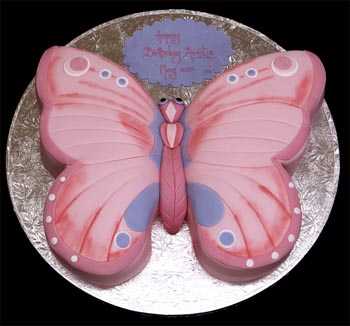 Butterfly Hand Cut Novelty Cake