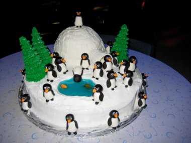 penguin-torta