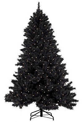 arbol navidad negro