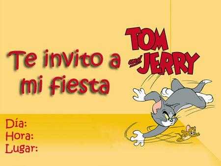 tomjerryInvitacion
